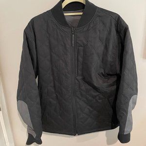 BYLT - 	 Hi-Lo Reversible Bomber Jacket - Black/Charcoal / M